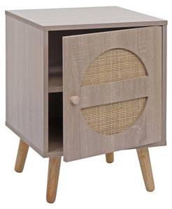 Nachttisch M35 Braun - Holzwerkstoff - Holzart/Dekor - Holz teilmassiv - 40 x 56 x 40 cm