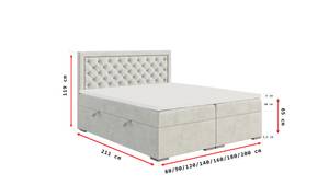 Boxspringbett BLOMI Breite: 180 cm - H3