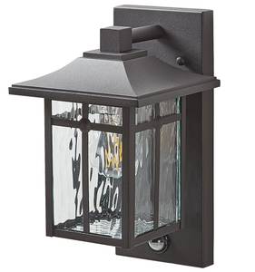 Lampe murale pour l'extérieur TEVIOT Noir - Métal - 17 x 30 x 17 cm