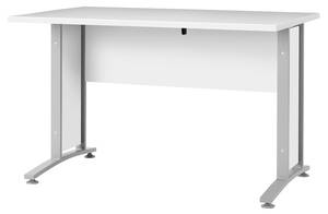 Schreibtisch Prisme Weiß - Holz teilmassiv - 120 x 74 x 80 cm