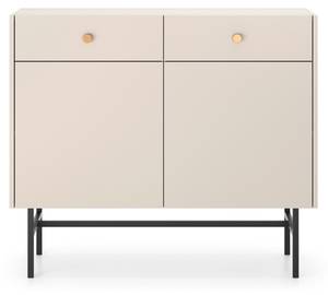 Sideboard DIVENOS Grau - Holzwerkstoff - 105 x 90 x 39 cm