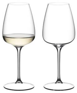 Weißwein Champagner Gläser Grape 2er Set Glas - 10 x 24 x 10 cm