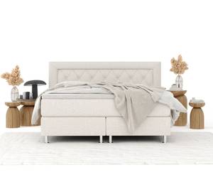 Boxspringbett Lavello Beige - Breite: 180 cm