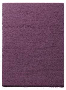 Shaggy-Teppich Barcelona Violett - Kunststoff - 300 x 3 x 300 cm