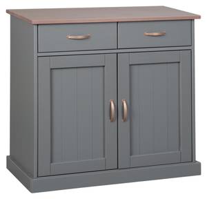 Crédence Luzerna Gris - Bois massif - 90 x 86 x 45 cm