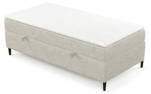 Boxspringbett Araya Beige - Grau - Breite: 90 cm - H3