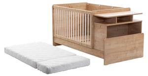 Babymatratze Comfort Weiß - Naturfaser - 70 x 10 x 140 cm