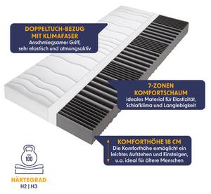 Komfortschaummatratze DreamFlex Breite: 100 cm - H3