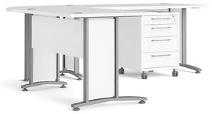 Schreibtisch Prisme Weiß
