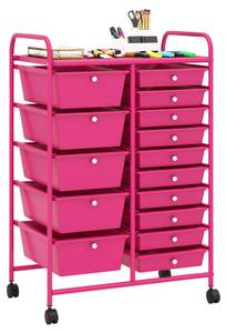 Rollwagen TI75047TBDE Pink - Metall - 37 x 87 x 63 cm