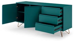 Sideboard Sofia Blau - Holzwerkstoff - 150 x 70 x 40 cm