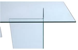 Esstisch COLEDON Glas - 90 x 75 x 210 cm