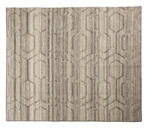 Detroit moderner Teppich Grau - Textil - 150 x 1 x 100 cm