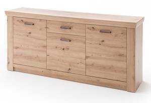 Wohnzimmer Mauro 30 (6-teilig) mit LED Braun - Holzwerkstoff - Holzart/Dekor - 519 x 211 x 55 cm