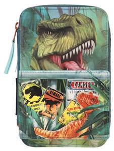 Federtasche Danger Dino World Textil - 13 x 8 x 21 cm