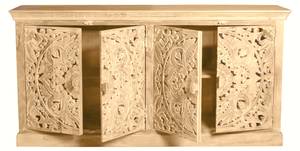 Sideboard LAKADEE Braun - Massivholz - Holzart/Dekor - 180 x 90 x 45 cm