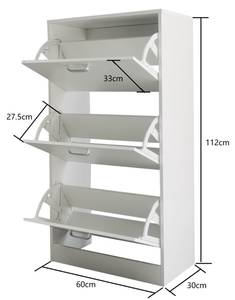 Schuhschrank JUNZEA02A-WIT Weiß