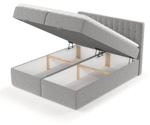 Boxspringbett Ampio Grau - Breite: 160 cm