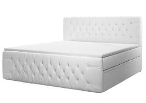 Boxspringbett Julietta Weiß - Breite: 140 cm - H3