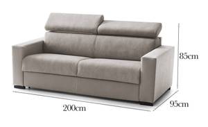 2-Sitzer festes Sofa  Monica Taupe