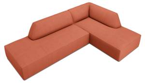 Ecksofa RUBY 4 Sitzplätze Hochglanz Rot