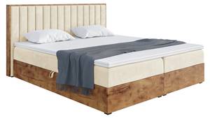 Boxspringbett Lofty 4 Beige - Breite: 169 cm - H4