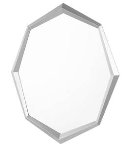 Miroir OENO Argenté - Bois manufacturé - 66 x 91 x 7 cm