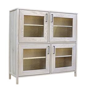 Holzkommode elegantes Sideboard MONTE 120 x 120 x 40 cm