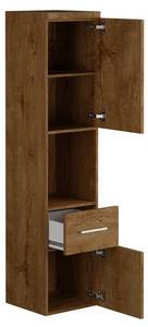 Badschrank CLAUDIA Braun - Holzwerkstoff - 30 x 133 x 30 cm