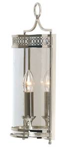 Wandlampe KUPOLA Silber - Glas - Metall - 15 x 41 x 10 cm