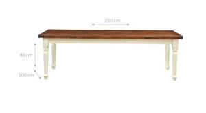 Table RIVIERA Imitation noyer