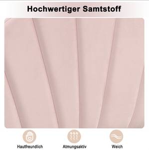 Polsterbett Träumerei Ⅳ Pink - Tiefe: 205 cm