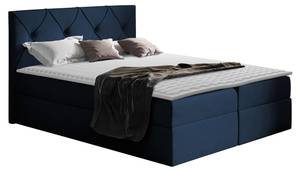 Boxspringbett Crystal Nachtblau - Breite: 207 cm