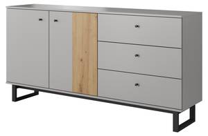 Kommode ELVIONI Grau - Holzwerkstoff - 40 x 88 x 175 cm