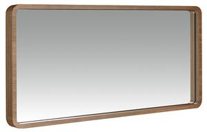 Rechteckiger Wandspiegel Nussbaumrahmen Braun - Holzart/Dekor - Holz teilmassiv - 100 x 7 x 50 cm