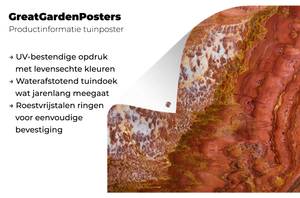 Outdoor-Poster 180x120 Marmor - Kunststoff - 180 x 120 x 1 cm