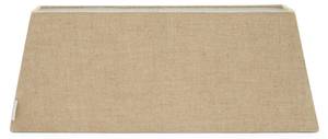 Rectangular Lampshade flax Schirmen Beige - Metall - Textil - 60 x 23 x 50 cm