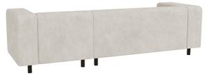 Ecksofa mit Ottomane Mette Beige - Armlehne beidseitig montierbar - Ecke davorstehend rechts