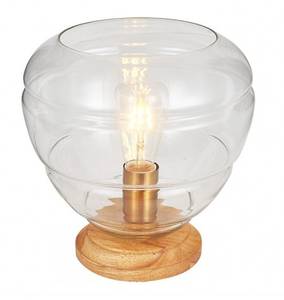 Lampe à poser en verre décoration Verre - 28 x 28 x 28 cm