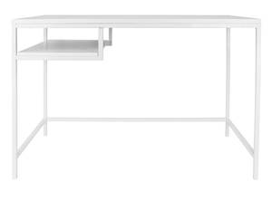 Bureau en métal blanc Blanc - Métal - 114 x 76 x 59 cm