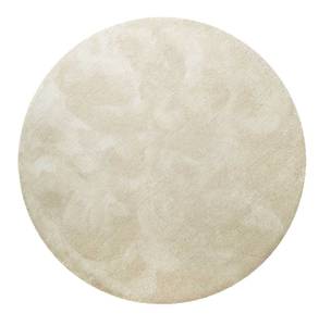 Hochflorteppich Pisa Beige - Creme - 120 x 120 cm