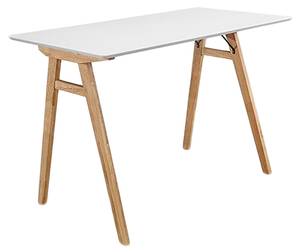 Schreibtisch Voel Braun - Holz teilmassiv - 60 x 76 x 120 cm