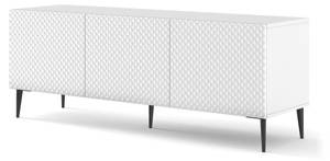 Meuble tv RAVENNA C RTV150 3D Noir - Blanc