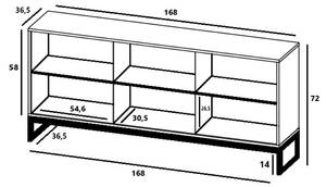 Kommode Elpis 3D Weiß