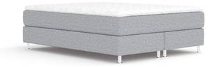 Boxspringbett Sub Grau - Breite: 140 cm