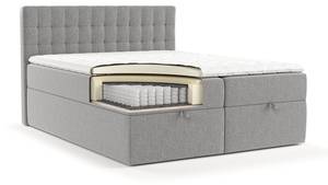 Boxspringbett Ampio Grau - Breite: 180 cm