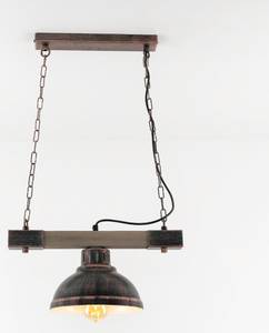 Lampe à suspension HAKON Argenté / Gris - Gris argenté - Profondeur : 40 cm