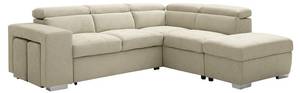 Schlafsofa MELICENA Beige - Textil - 224 x 81 x 263 cm