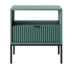 Table de chevet LABRADOR AVON S54 Noir - Vert émeraude