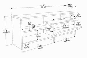 TV Board,TV Lowboard PULASKI Wenge Dekor